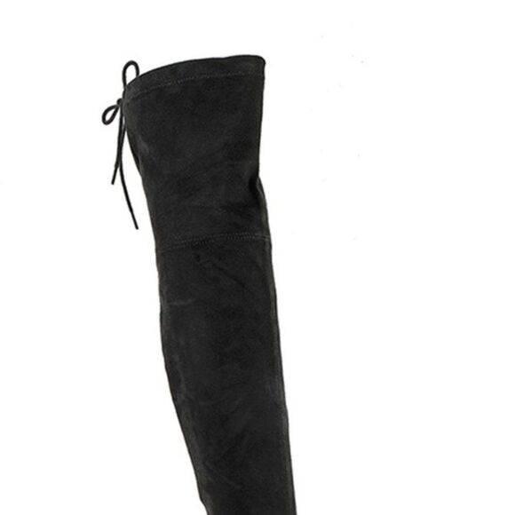 RESTOCKED!! BLACK OVER THE KNEE BOOTS - Picture 8 of 8